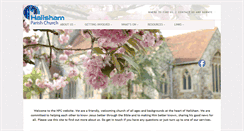 Desktop Screenshot of hailshamchurch.org
